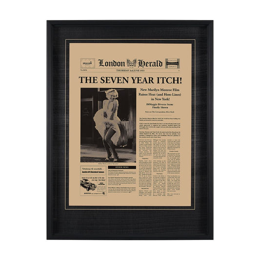 Mercana - The Seven Year Itch by Vintage Collection Hand Embellished Framed Art Photo Matted under Glass - 13200 view 1