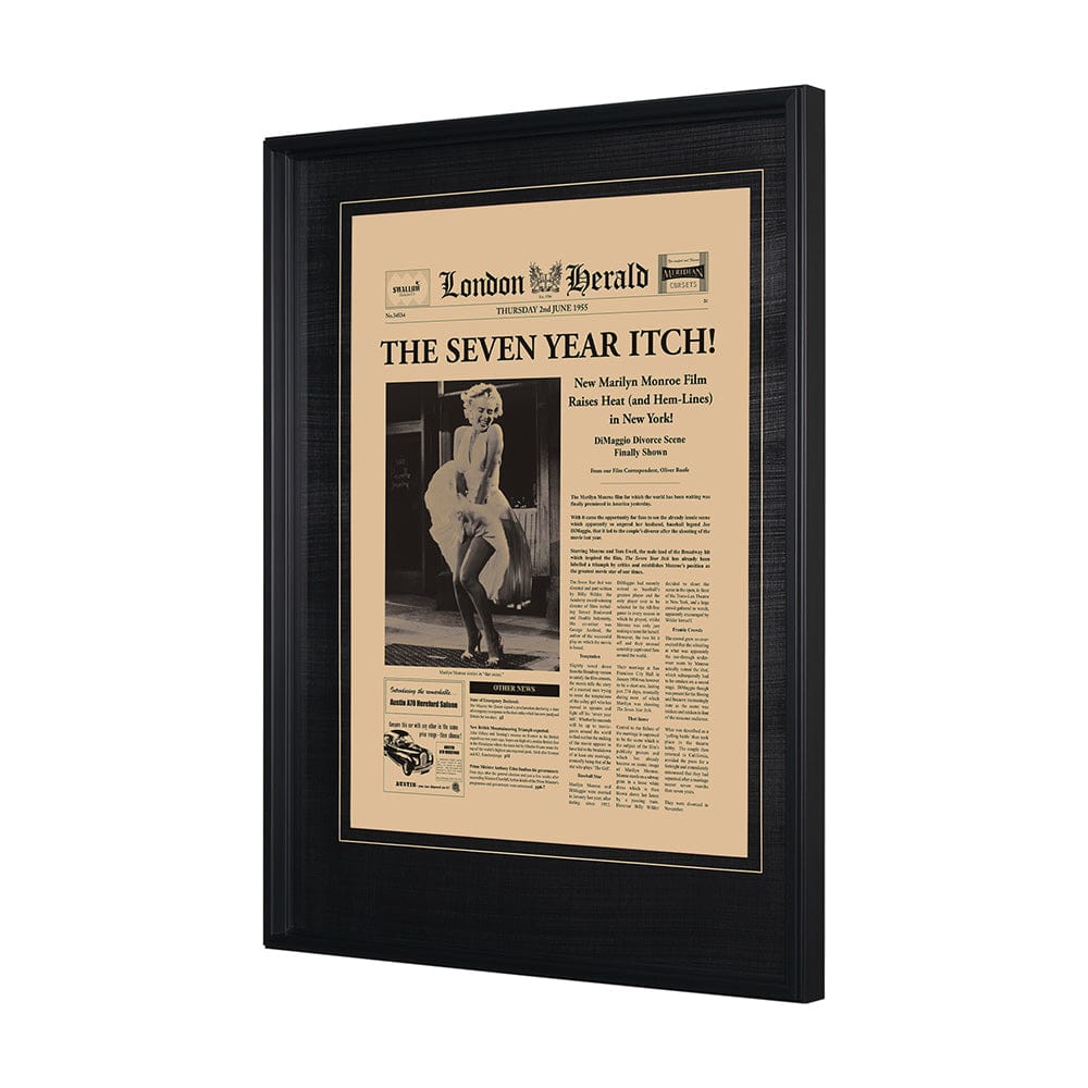 Mercana - The Seven Year Itch by Vintage Collection Hand Embellished Framed Art Photo Matted under Glass - 13200 view 2