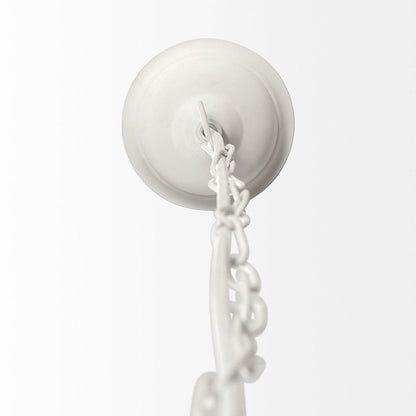 Mercana - Theta 15.5x14.5 White-Washed Wood Beaded Pendant Light - 68172 view 6