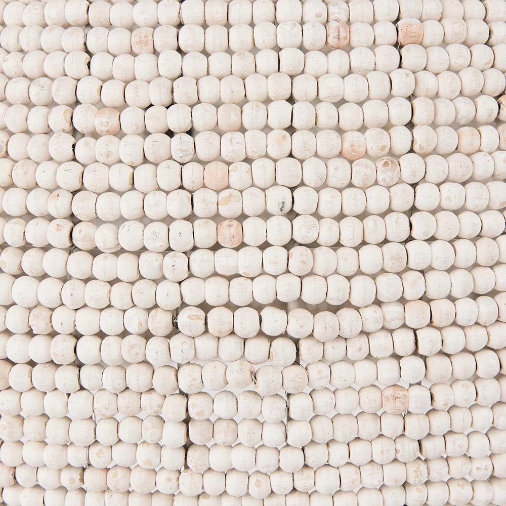 Mercana - Theta 30.0 L x 30.0 W x 15.0 H White-Washed Beaded Chandelier - 69241 view 7