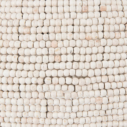 Mercana - Theta 30.0 L x 30.0 W x 15.0 H White-Washed Beaded Chandelier - 69241 view 7