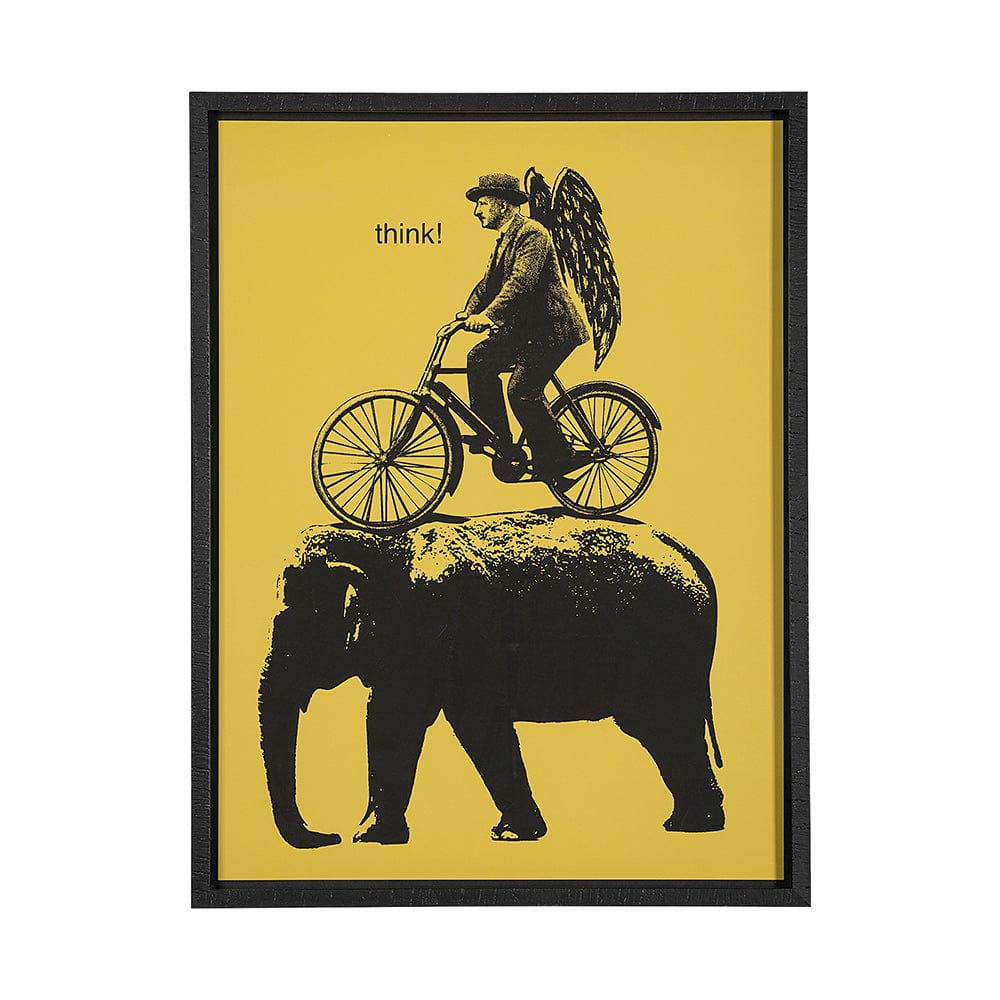 Mercana - Think! by Urban Octopus a Framed Art Print Matted under Glass - 13383 view 1