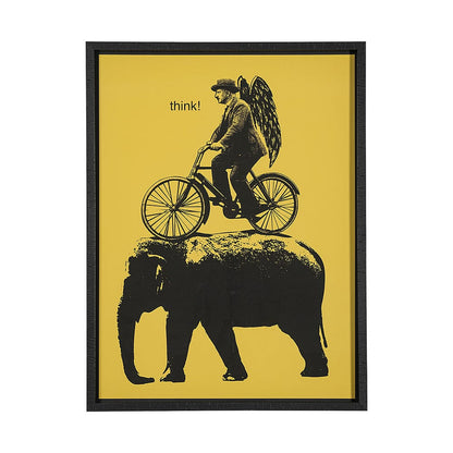 Mercana - Think! by Urban Octopus a Framed Art Print Matted under Glass - 13383 view 1