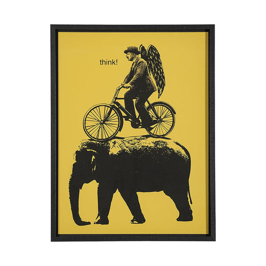 Mercana - Think! by Urban Octopus a Framed Art Print Matted under Glass - 13383 view 1