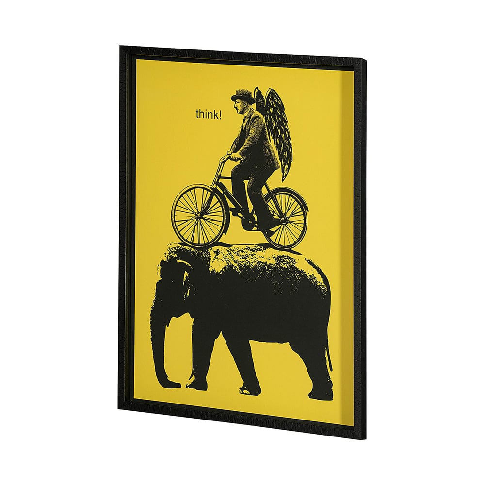 Mercana - Think! by Urban Octopus a Framed Art Print Matted under Glass - 13383 view 2