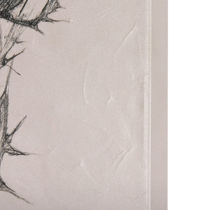 Mercana - Thistle With Bumblebee Drawing IV by Mercana Studio a Hand Embellished Textured Canvas - 102454-S view 4
