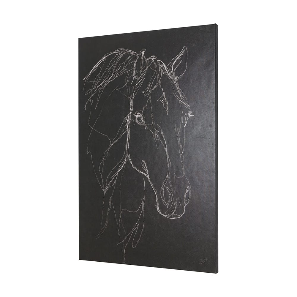 Mercana - Thoroughbred Dark III by Mercana Studio a Hand Embellished Textured Canvas - 102225-L view 2