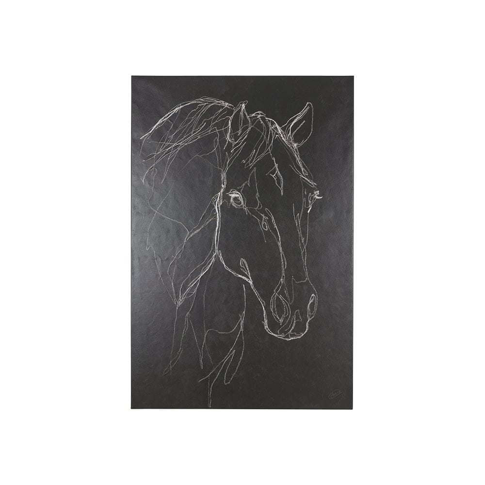 Mercana - Thoroughbred Dark III by Mercana Studio a Hand Embellished Textured Canvas - 102225-S view 1