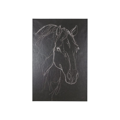 Mercana - Thoroughbred Dark III by Mercana Studio a Hand Embellished Textured Canvas - 102225-S view 1