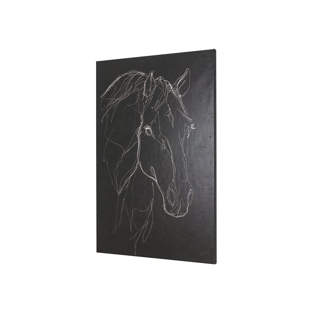 Mercana - Thoroughbred Dark III by Mercana Studio a Hand Embellished Textured Canvas - 102225-S view 2