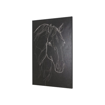 Mercana - Thoroughbred Dark III by Mercana Studio a Hand Embellished Textured Canvas - 102225-S view 2