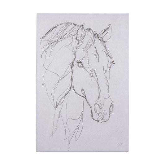 Mercana - Thoroughbred III by Mercana Studio a Hand Embellished Textured Canvas - 102222-L view 1