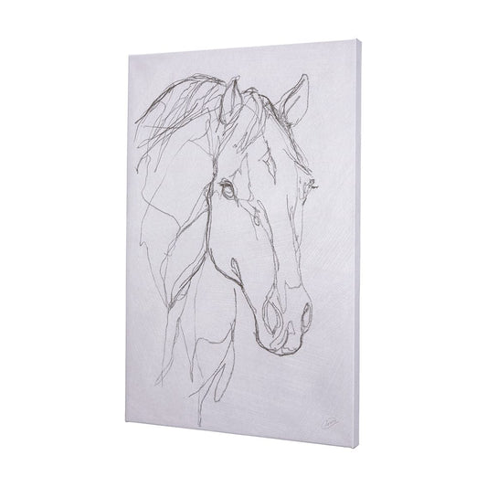 Mercana - Thoroughbred III by Mercana Studio a Hand Embellished Textured Canvas - 102222-L view 2