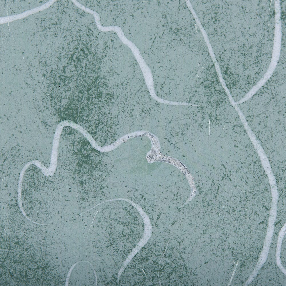 Mercana - Thread Green I by Mercana Studio a Hand Embellished Textured Framed Art Print Matted under Glass - 14421 view 7