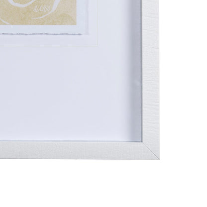Mercana - Thread Yellow II by Mercana Studio a Hand Embellished Textured Framed Art Print Matted under Glass - 14419 view 3