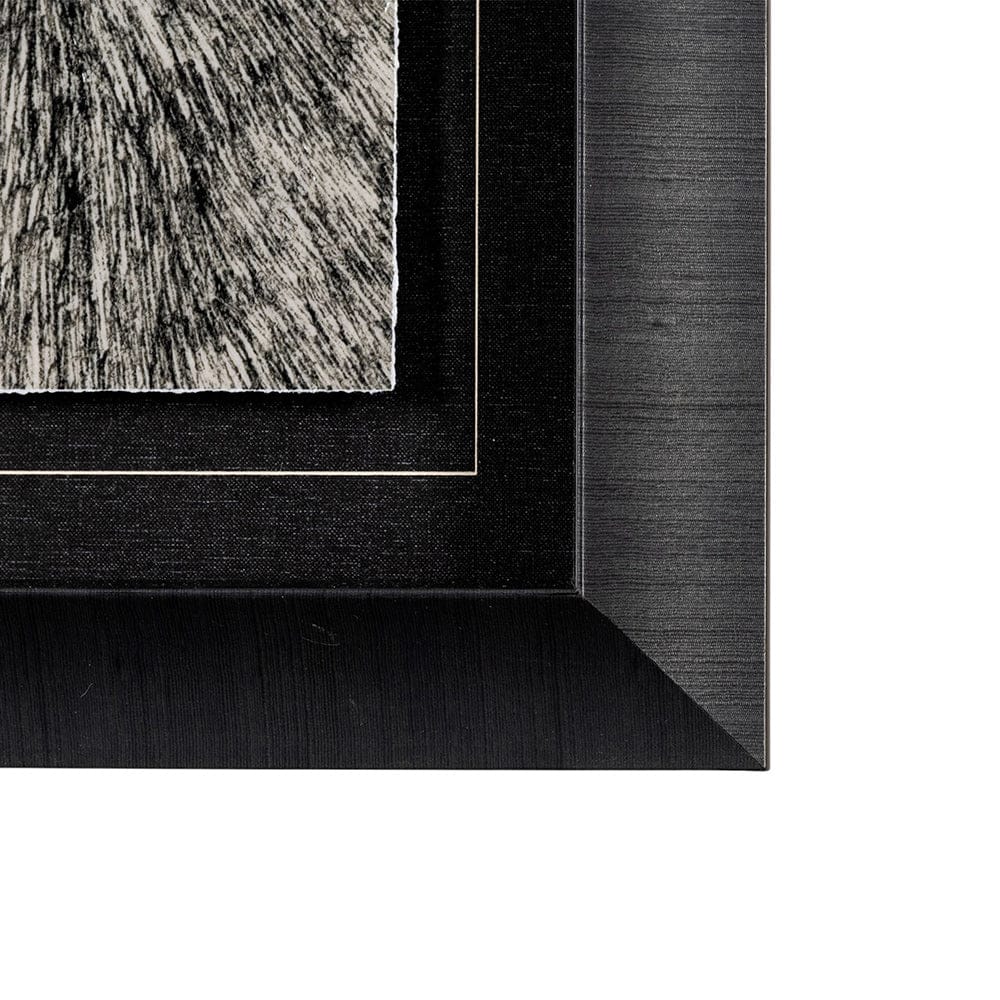 Mercana - Three is a Crowd I by Mercana Studio a Hand Embellished Textured Framed Art Print Matted under Glass - 13268 view 3