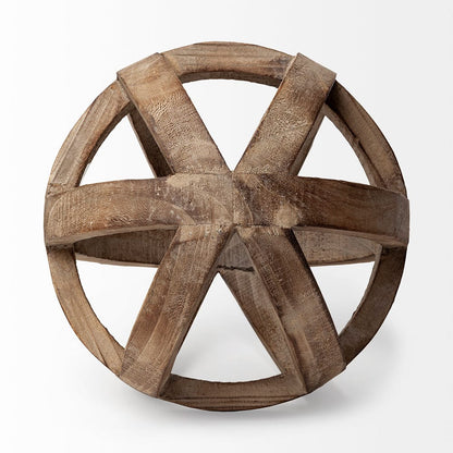 Mercana - Tibik 8L x 8W Natural Wooden Orb - 57767 view 3