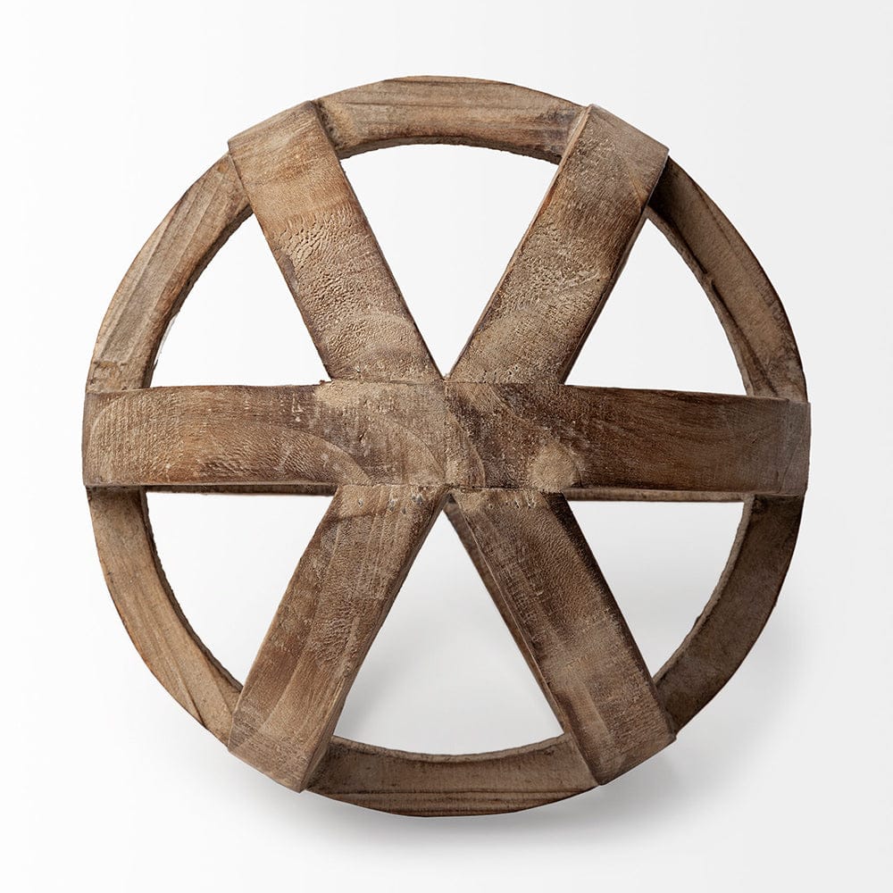 Mercana - Tibik 8L x 8W Natural Wooden Orb - 57767 view 6