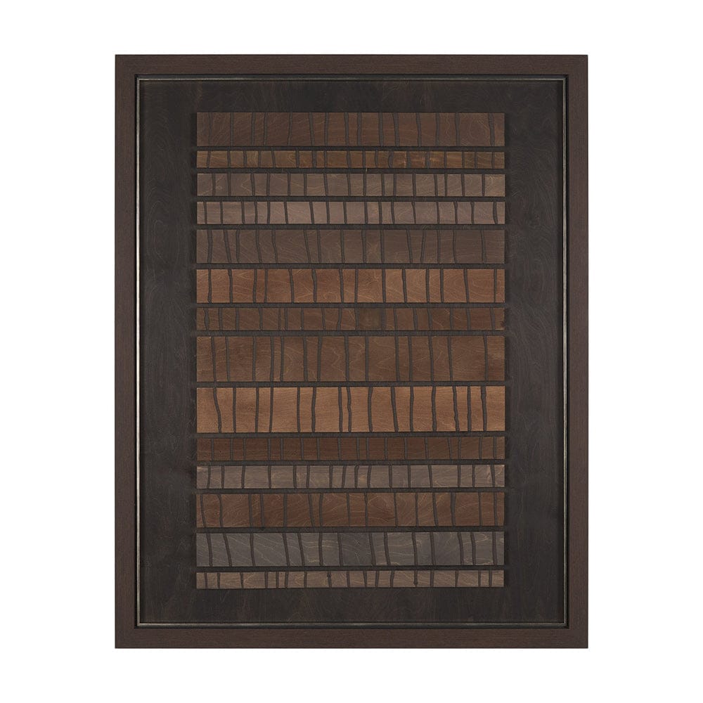 Mercana - Timber Mosaic by Studio M a handmade Original Framed Artwork - 15750 view 1