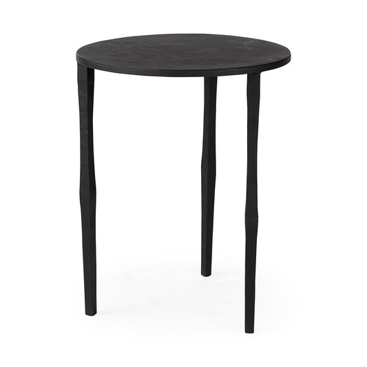 Mercana - Timothy 16.0L x 16.0W X 20.0H Ebony Black Iron Side Table - 69258 view 1