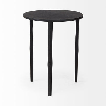 Mercana - Timothy 16.0L x 16.0W X 20.0H Ebony Black Iron Side Table - 69258 view 4