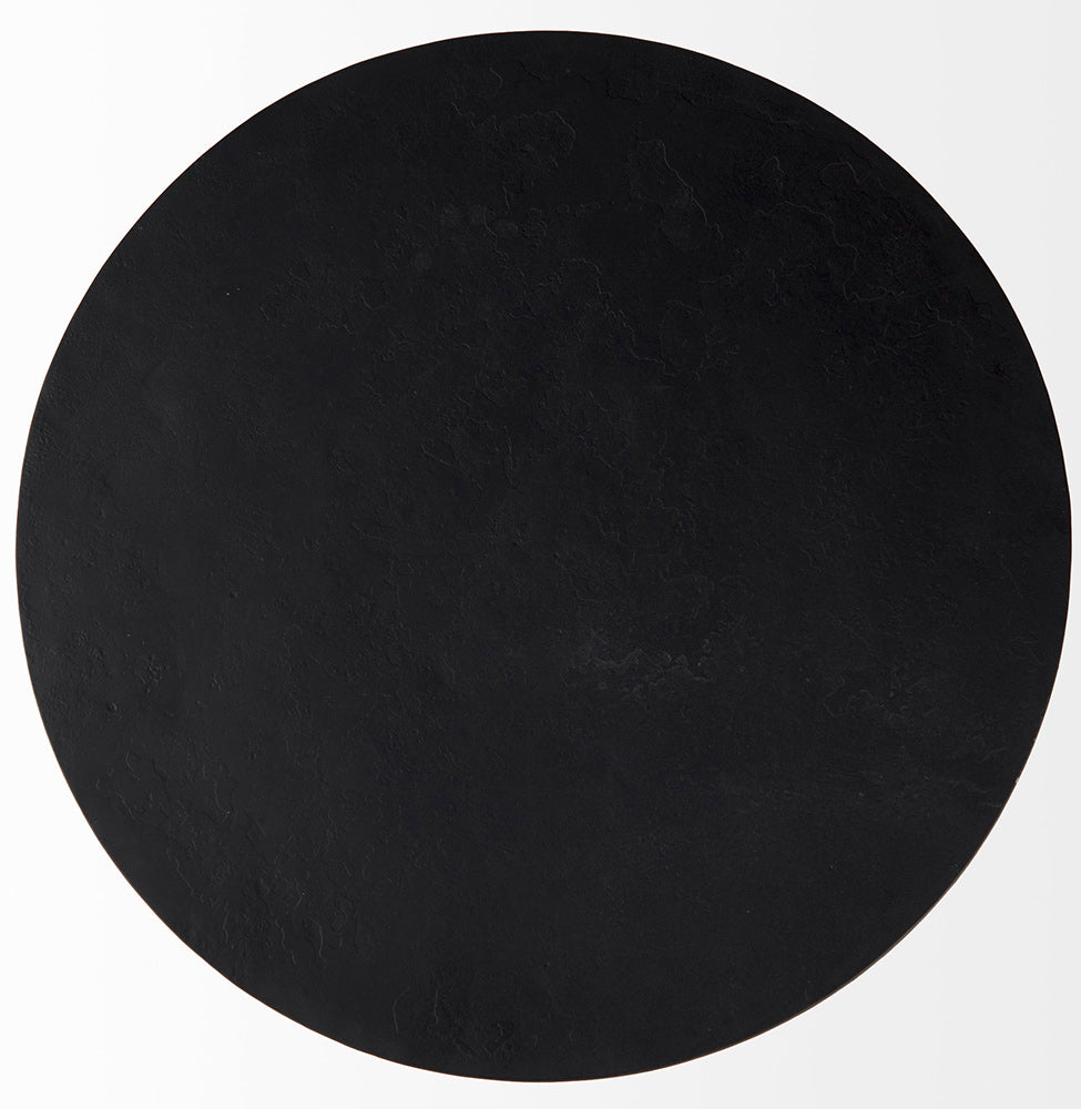 Mercana - Timothy 16.0L x 16.0W X 20.0H Ebony Black Iron Side Table - 69258 view 5