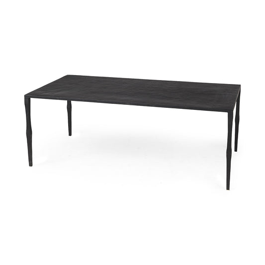 Mercana - Timothy 42.0 X 22.0 X 15.5 Ebony Black Iron Coffee Table - 69256 view 1