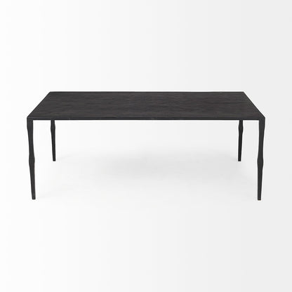 Mercana - Timothy 42.0 X 22.0 X 15.5 Ebony Black Iron Coffee Table - 69256 view 2