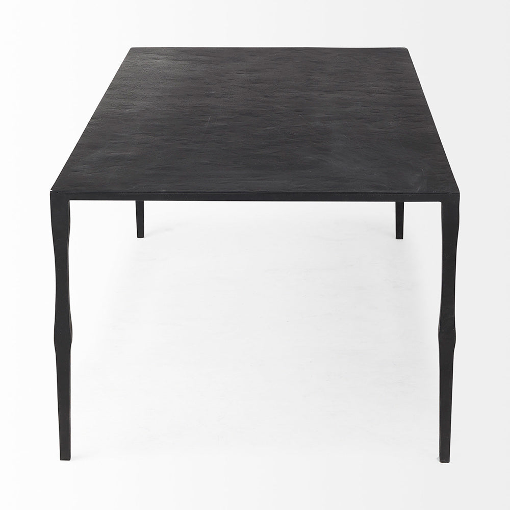 Mercana - Timothy 42.0 X 22.0 X 15.5 Ebony Black Iron Coffee Table - 69256 view 3