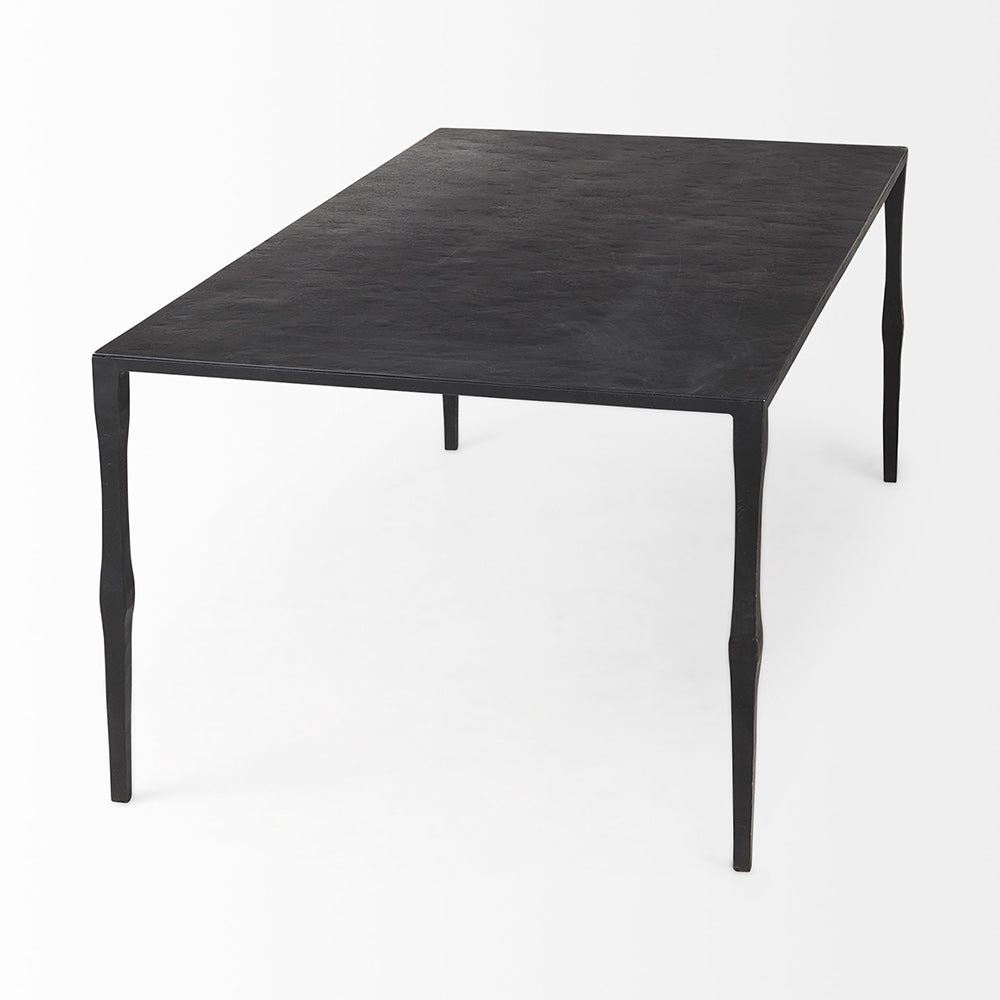 Mercana - Timothy 42.0 X 22.0 X 15.5 Ebony Black Iron Coffee Table - 69256 view 4