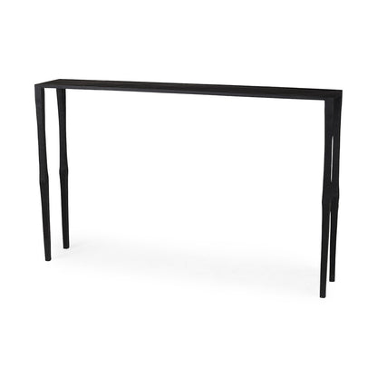 Mercana - Timothy 48.0 X 8.0 X 30.0 Ebony Black Iron Console Table - 69257 view 1