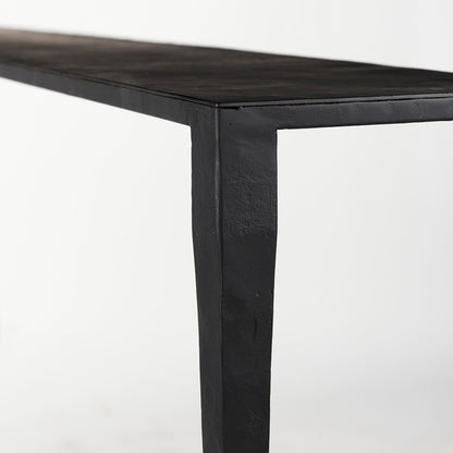 Mercana - Timothy 48.0 X 8.0 X 30.0 Ebony Black Iron Console Table - 69257 view 5