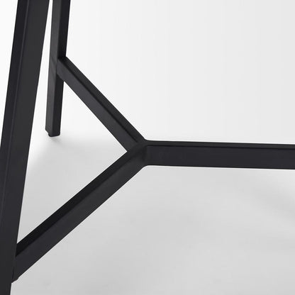 Mercana - Todd Dark Brown Wood W/ Metal Legs Side Table - 70107_CLOSEOUT view 6