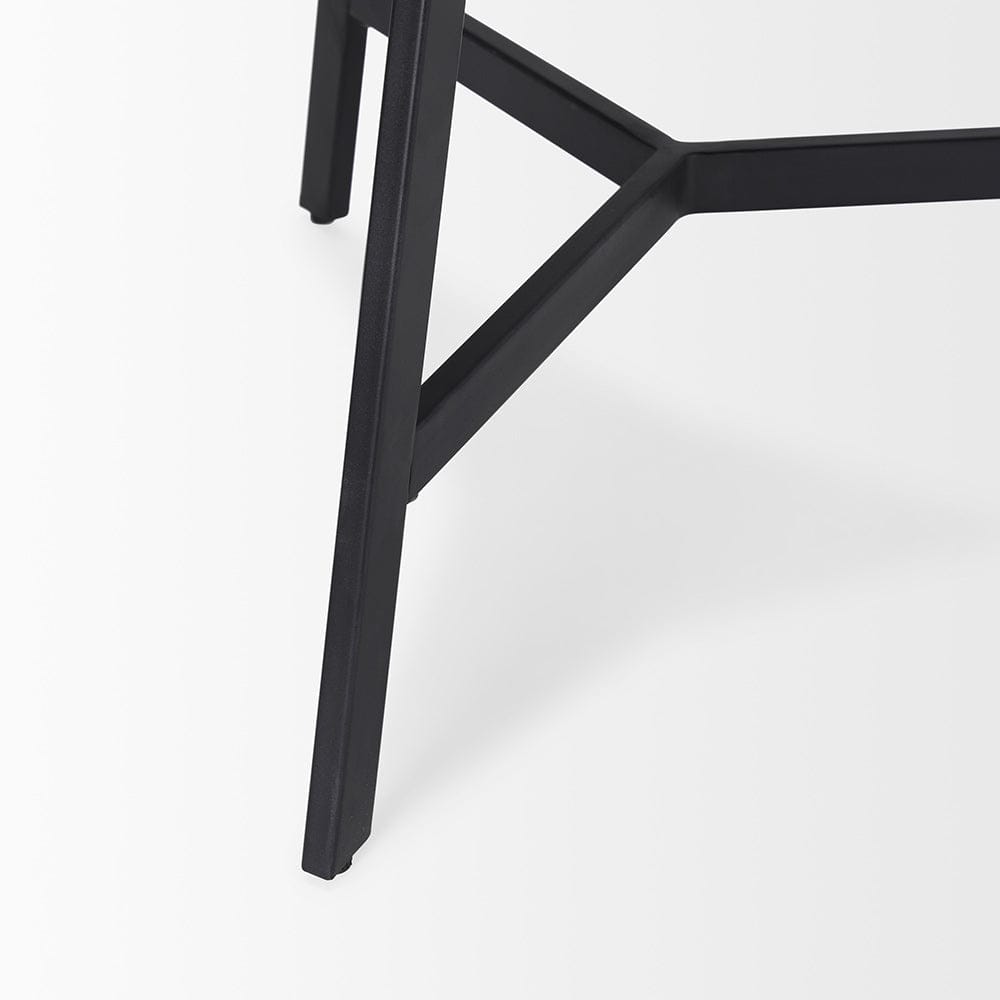 Mercana - Todd Dark Brown Wood W/ Metal Legs Side Table - 70107_CLOSEOUT view 7
