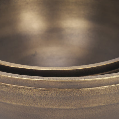 Mercana - Tomiko Decorative Brass Finished Cast Aluminum Round Bowls - 70934 view 5