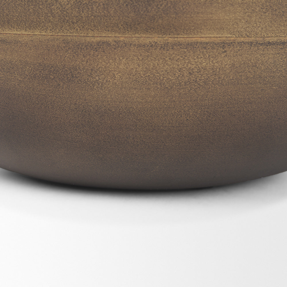 Mercana - Tomiko Decorative Brass Finished Cast Aluminum Round Bowls - 70934 view 7