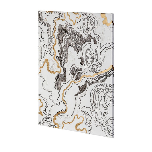 Mercana - Topography I by Mercana Studio a Hand Embellished Textured Canvas - 101159-L view 1