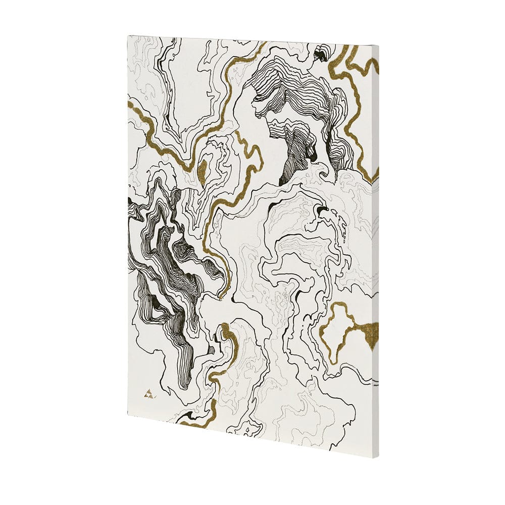 Mercana - Topography II by Mercana Studio a Hand Embellished Textured Canvas - 101160-L view 1