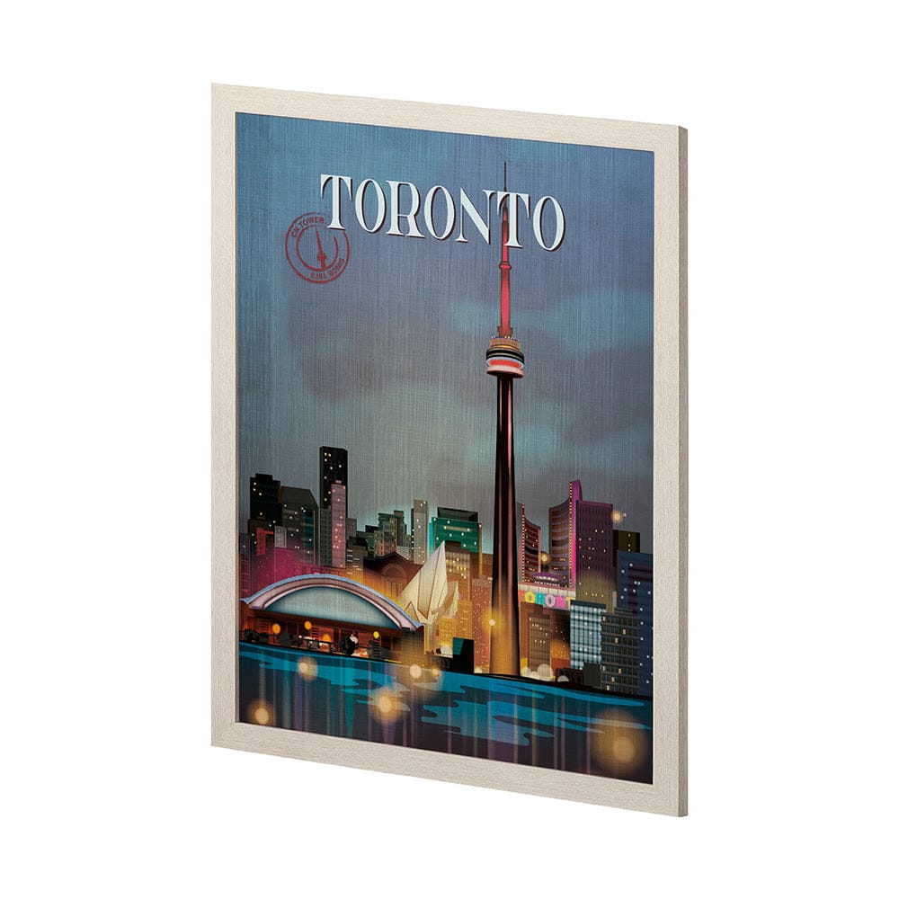 Mercana - Toronto Go Canada L by Mercana Studio a Hand Embellished Decograph Framed Art Print - 13789 view 2