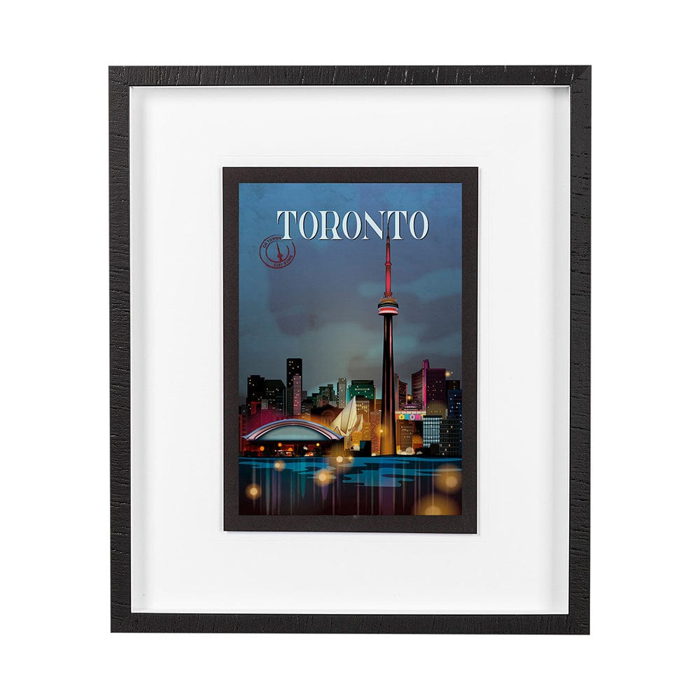 Mercana - Toronto Go Canada M by Mercana Studio a Framed Art Print Matted under Glass - 13779 view 1