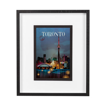 Mercana - Toronto Go Canada M by Mercana Studio a Framed Art Print Matted under Glass - 13779 view 1