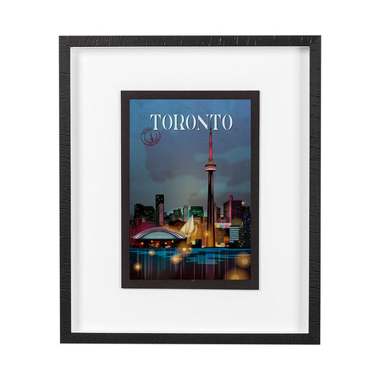 Mercana - Toronto Go Canada M by Mercana Studio a Framed Art Print Matted under Glass - 13779 view 1