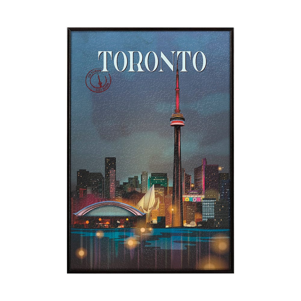 Mercana - Toronto Go Canada SM by Mercana Studio a Hand Embellished Decograph Framed Art Print - 13769 view 1