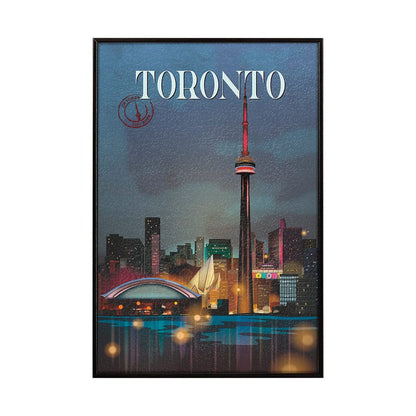 Mercana - Toronto Go Canada SM by Mercana Studio a Hand Embellished Decograph Framed Art Print - 13769 view 1