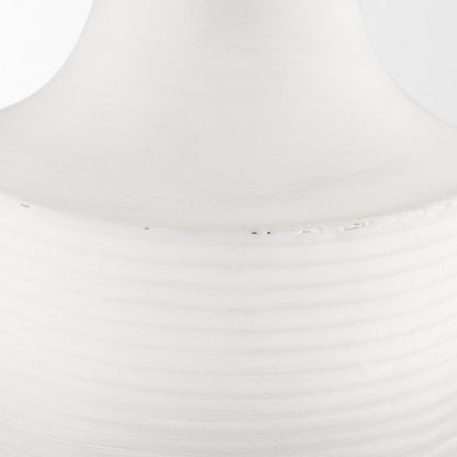 Mercana - Toru Medium White w/ Grey Ombre Metal Vase - 70957 view 4