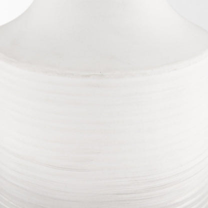 Mercana - Toru Tall White w/ Grey Ombre Metal Vase - 70958 view 4