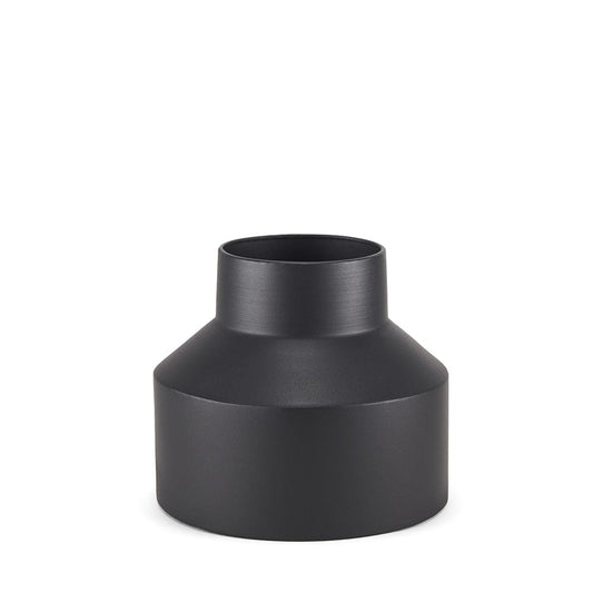 Mercana - Tosca Medium Matte Black Metal Vase - 70946 view 1