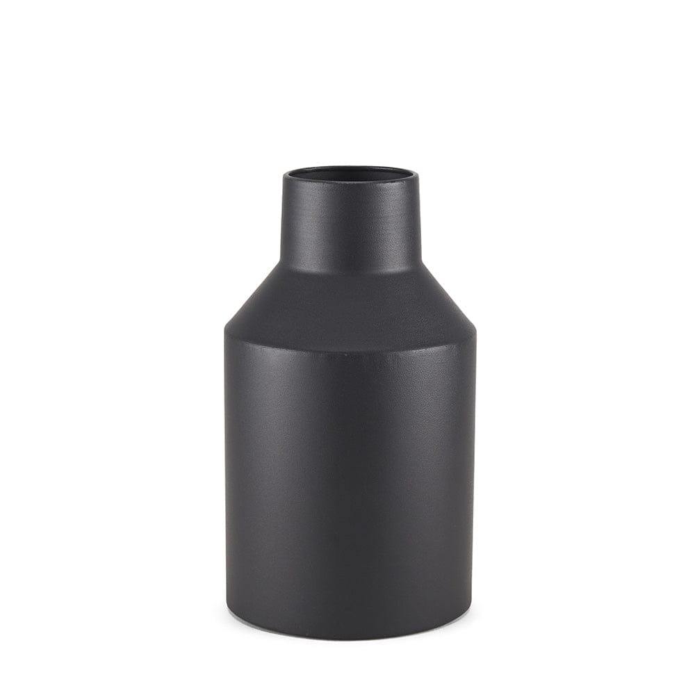 Mercana - Tosca Small Matte Black Metal Vase - 70945 view 1