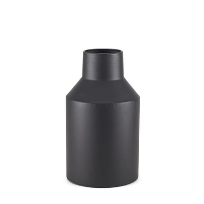 Mercana - Tosca Small Matte Black Metal Vase - 70945 view 1
