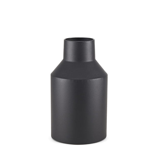 Mercana - Tosca Small Matte Black Metal Vase - 70945 view 1
